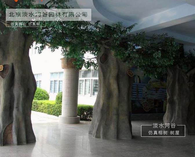 北京淡水河谷仿真樹(shù)廠家，打造仿真樹(shù)包柱子品牌