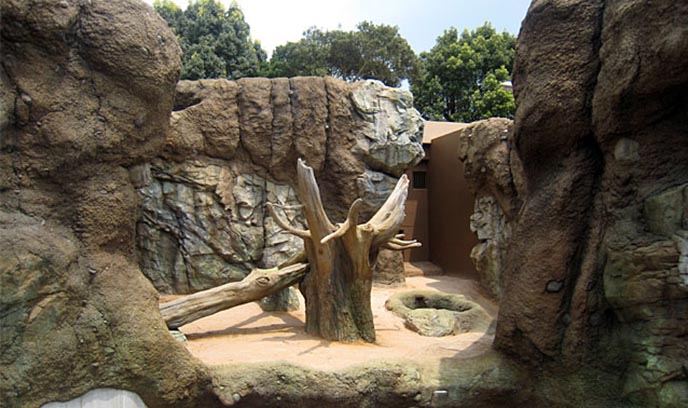 青海西寧野生動物園水泥假山制作出高的行業(yè)水準(zhǔn)