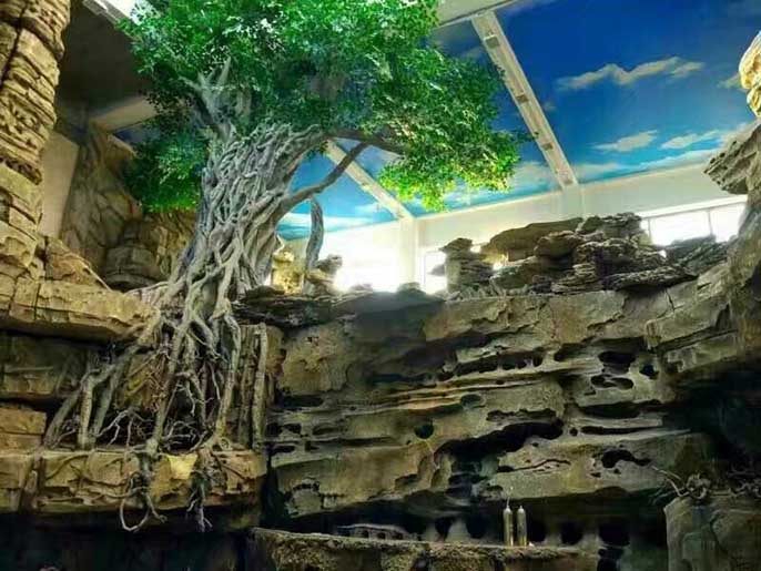 室內塑石假山制作正規(guī)廠家效果好價格公正
