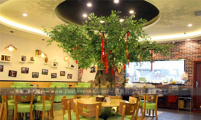 飯店仿真樹的精品案例多多是時(shí)候拿出來共享啦