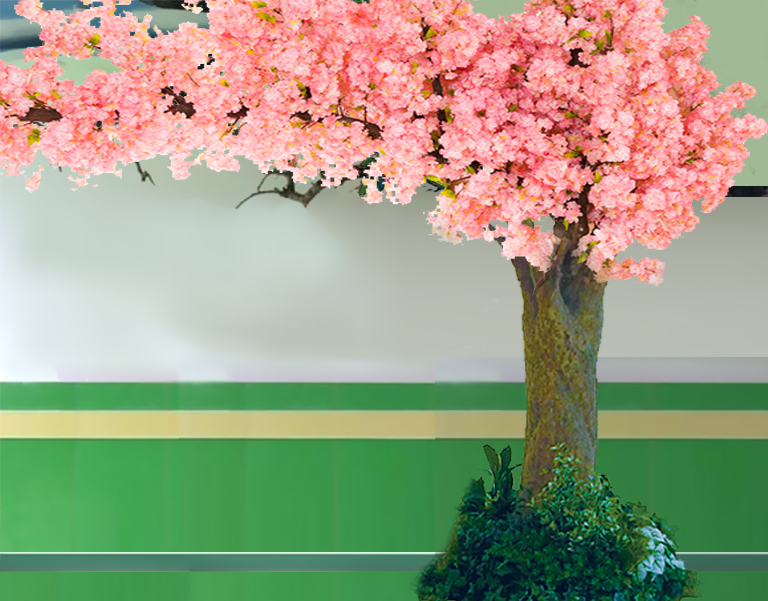 北京順義室內(nèi)假樹都認(rèn)圣園工程品牌已經(jīng)制作多家
