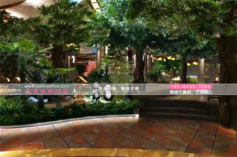 擔心深冬沒有景致可看-室內(nèi)仿真樹花園即將大放光彩