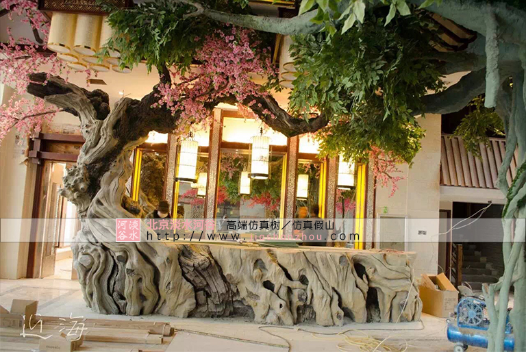 仿真樹(shù)吧臺(tái)多種樣式酒吧餐飲選
