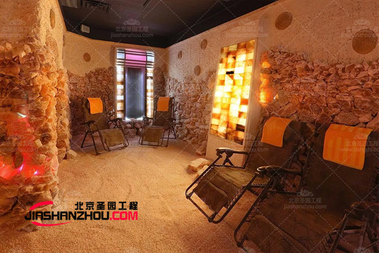 汗蒸房洞穴式鹽療房巧妙運(yùn)用了微妙的設(shè)計元素 前衛(wèi)而優(yōu)雅
