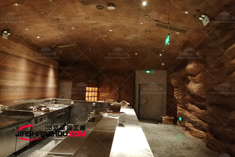 優(yōu)雅魅力的仿古巖洞茶餐廳制作設(shè)計元素以及制作原則