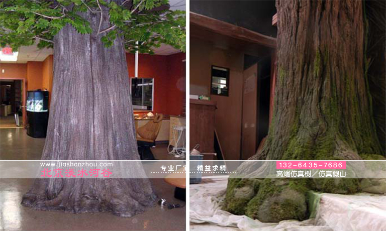 仿真樹(shù)使用的材料簡(jiǎn)易、造價(jià)低廉