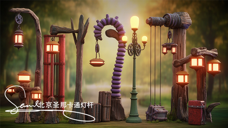 山東卡通燈桿諸多重要功能景區(qū)建設(shè)裝飾進(jìn)程中扮演著關(guān)鍵角色