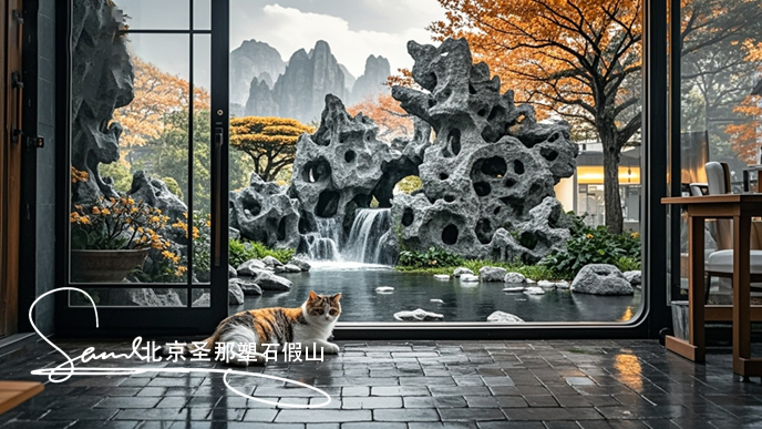 南環(huán)公園-蘇園塑石假山游記 漫步在鄭州的江南f 情