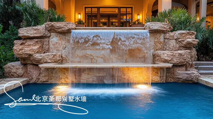 別墅水墻