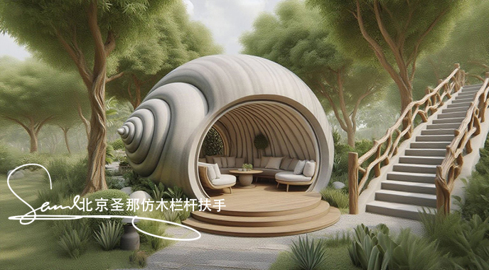 jimeng-2025-06-25-2134-正在施工制作的旅游區(qū)樓梯室外安全圍欄設(shè)計制作過程，美工正在施工制作，先用鋼筋焊接....jpeg