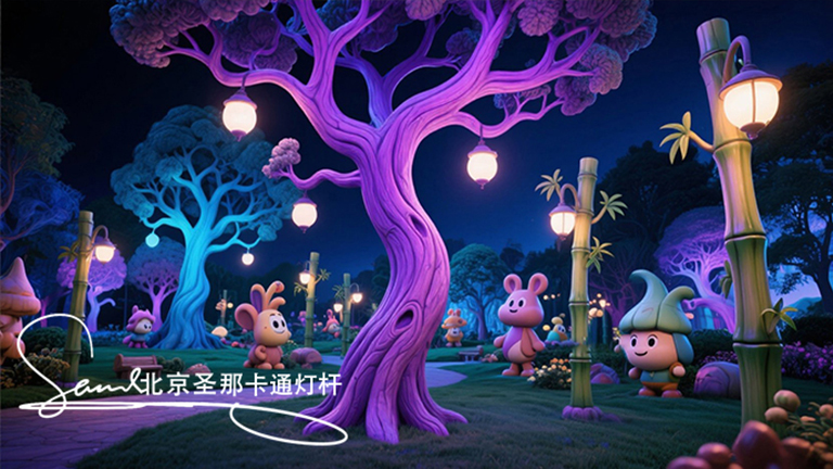 水泥仿木燈桿.jpg 水泥仿木燈桿