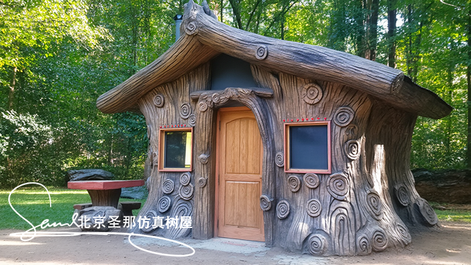 16x9_水泥塑石仿木屋_外觀高度模仿樹樁_有著逼真的年輪紋理和樹皮形態(tài)_ (20).png